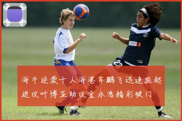 海牛逆袭十人海港牟鹏飞迅速发起进攻叶博亚助攻金永浩精彩破门
